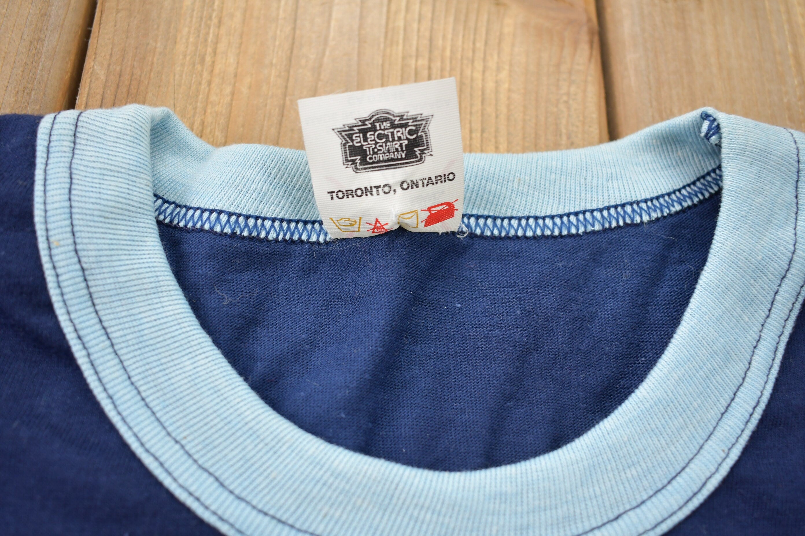 Vintage 1980s A #1 Dad Ringer T-Shirt