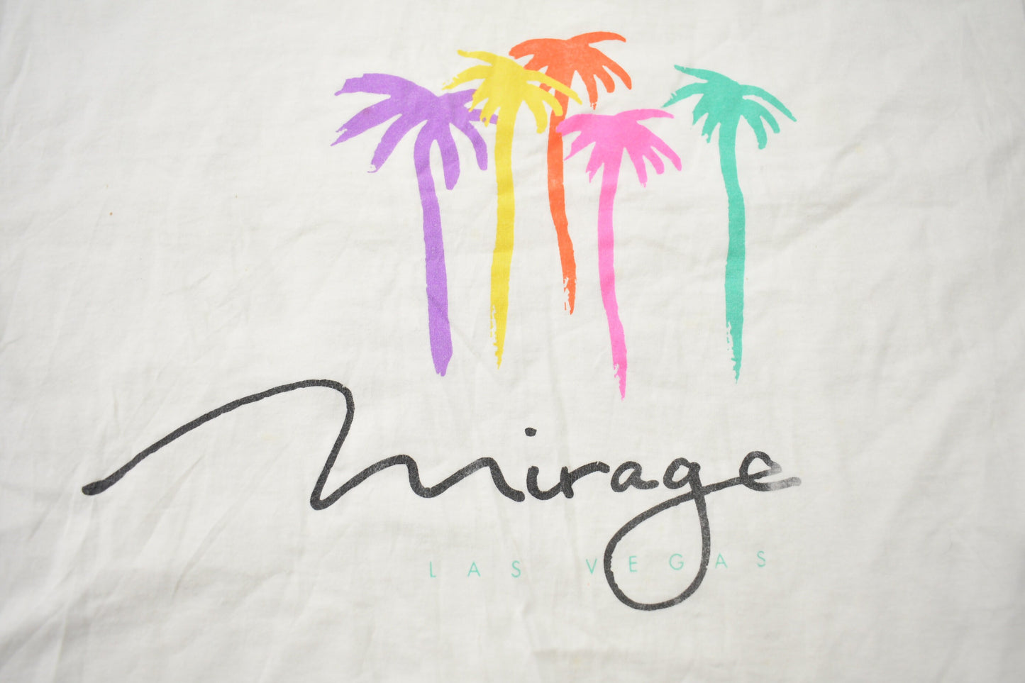 Vintage 1990s Mirage Las Vegas Souvenir T Shirt / Streetwear / Made In USA / Vacation Tee / Travel T Shirt