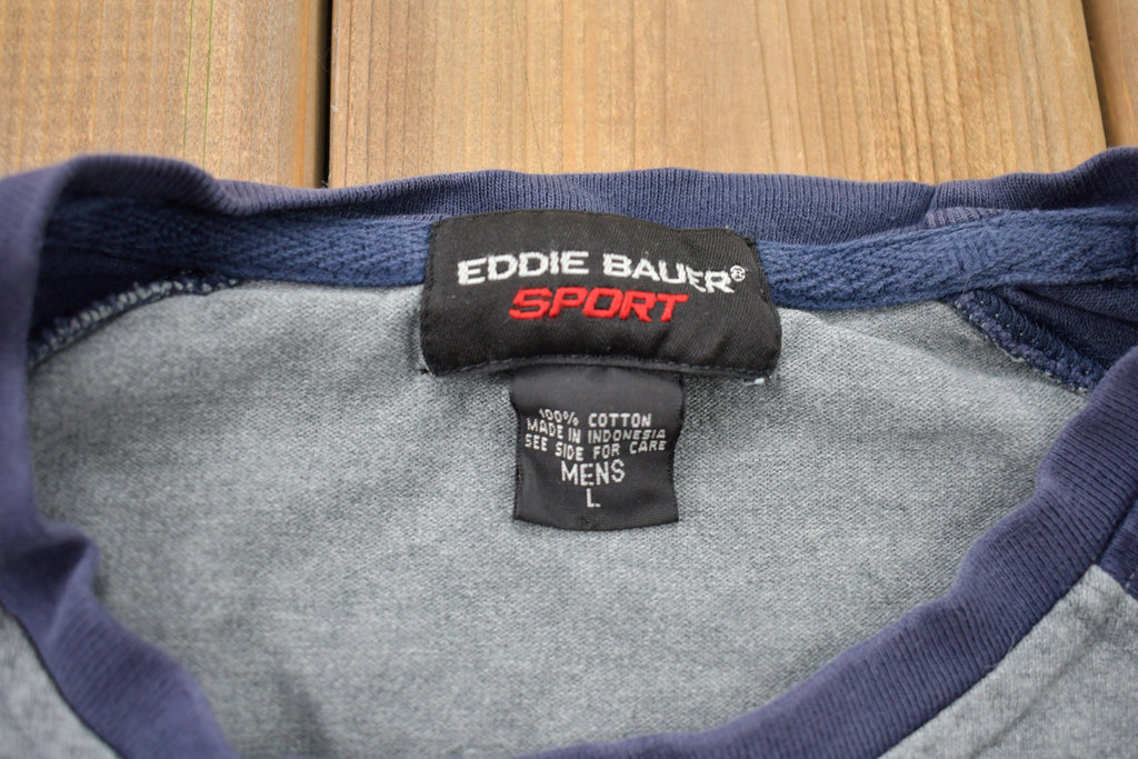 Vintage Y2K Eddie Bauer Sport Department of Sports and Recreation Long Sleeve T-Shirt