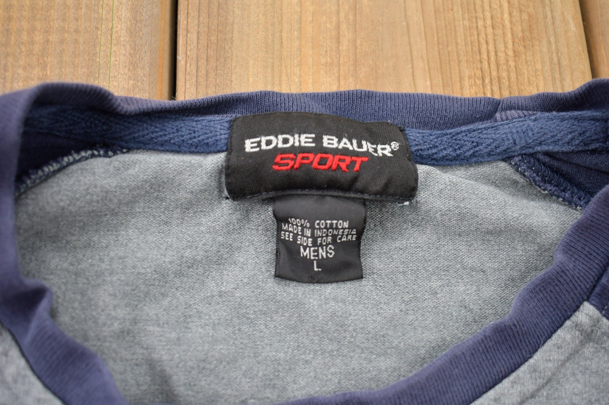 Vintage Y2K Eddie Bauer Sport Department of Sports and Recreation Long Sleeve T-Shirt