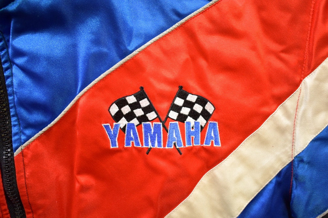 Vintage 1990s Yamaha Sportswear Racing Jacket/ Athleisure Sportswear / Streetwear Fashion / Automotive Apparel / Racing Jacket