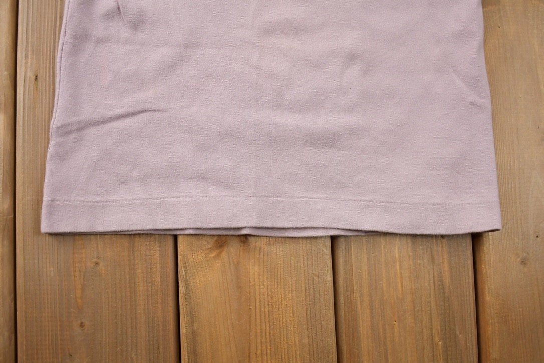 Vintage 1970s Blank Red Rings Short Sleeve Crewneck Sweatshirt