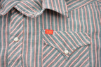 Vintage 1970s Ely Plains Embroidered Western Cowboy Style Button Up Shirt