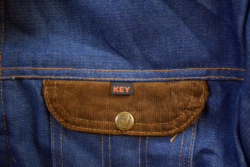 Vintage 1970s Sherpa Lined Denim Jacket