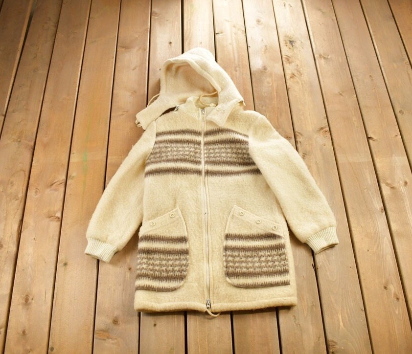 Vintage 1970s Sherpa Wool Jacket