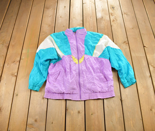 Vintage 1990s Bold Spirit Windbreaker Jacket / Streetwear / Light Jacket / Vintage Windbreaker/ Color Block