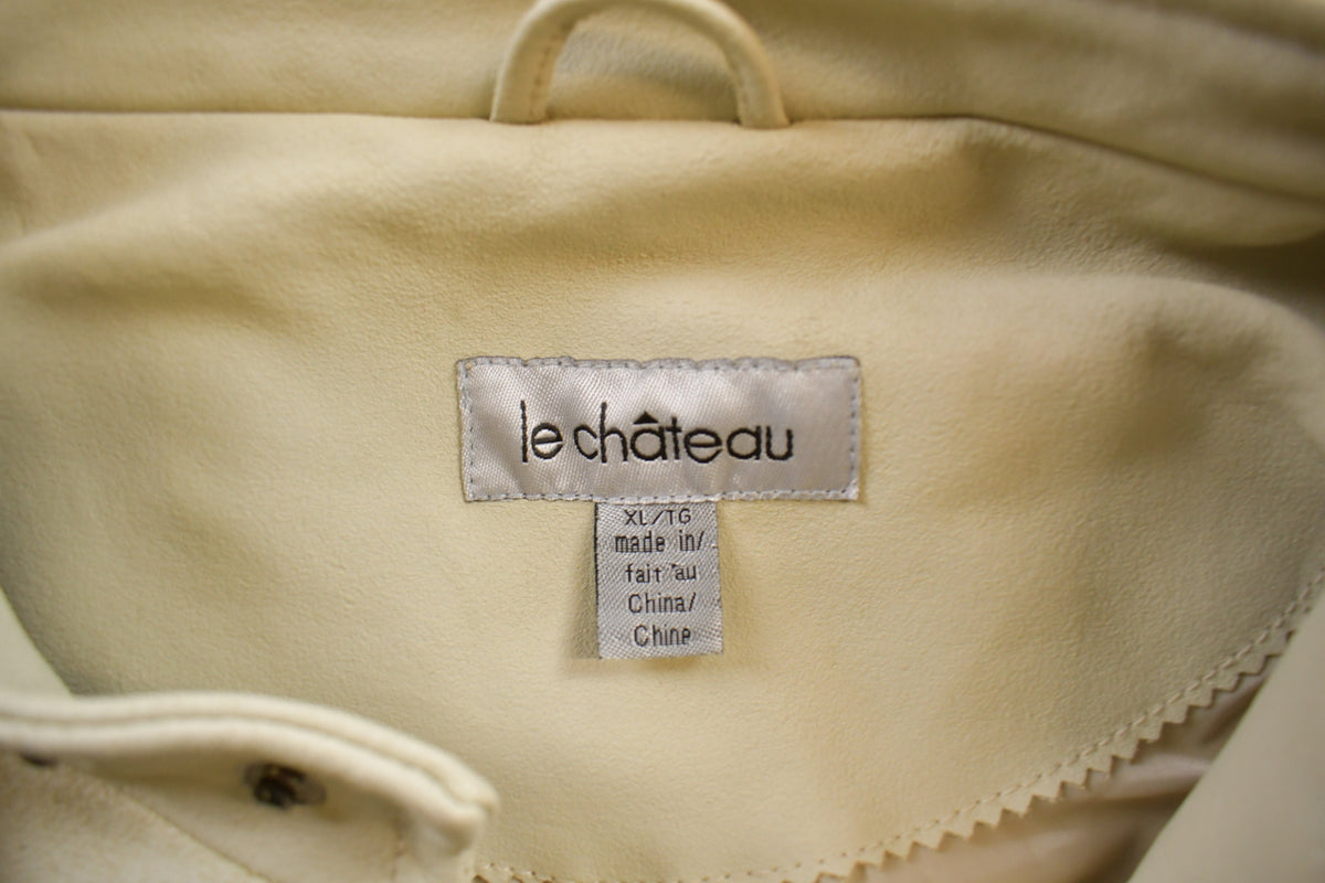 Vintage 1990s Le Chateau Leather Bomber