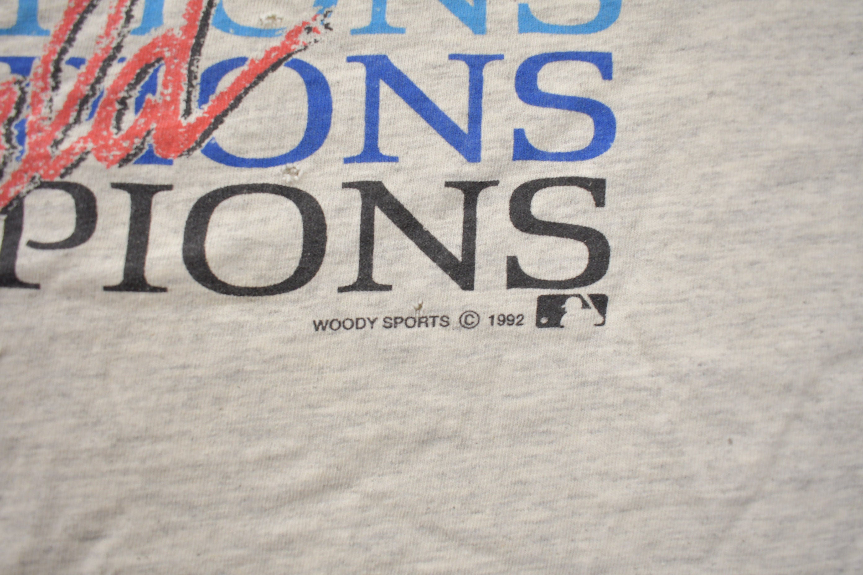 Vintage 1992 Toronto Blue Jays MLB World Series Champions T-shirt
