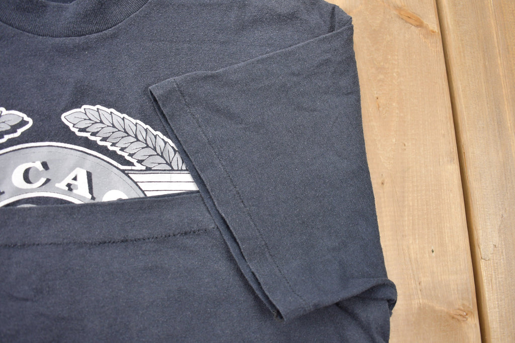 Vintage 1991 MLB Chicago White Sox American League Logo Graphic T-Shirt