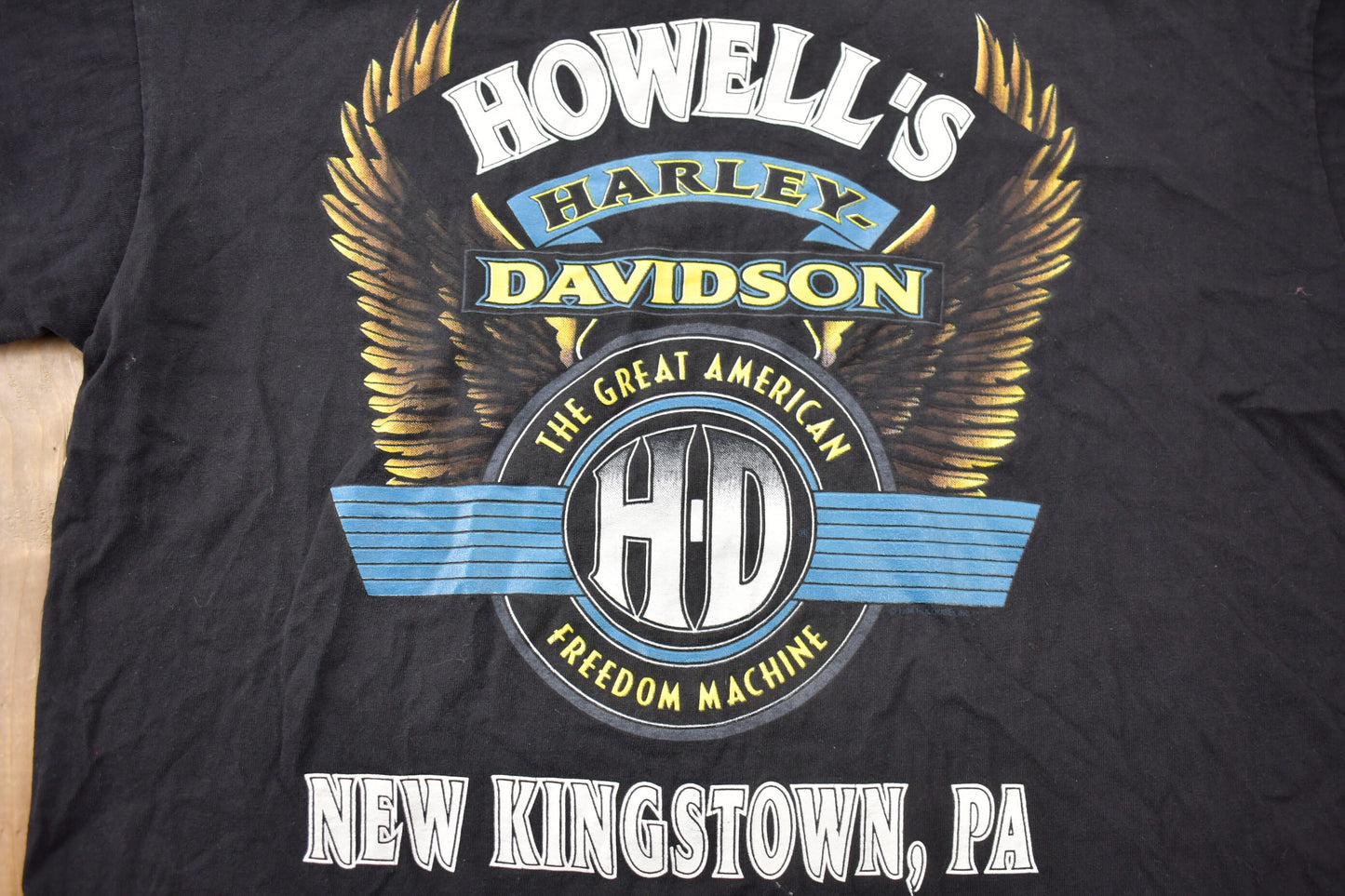 Vintage 1994 Harley Davidson New Kingstown Motorcycles T-Shirt / Graphic / 90s / Streetwear / Retro Style / Single Stitch / Made In USA