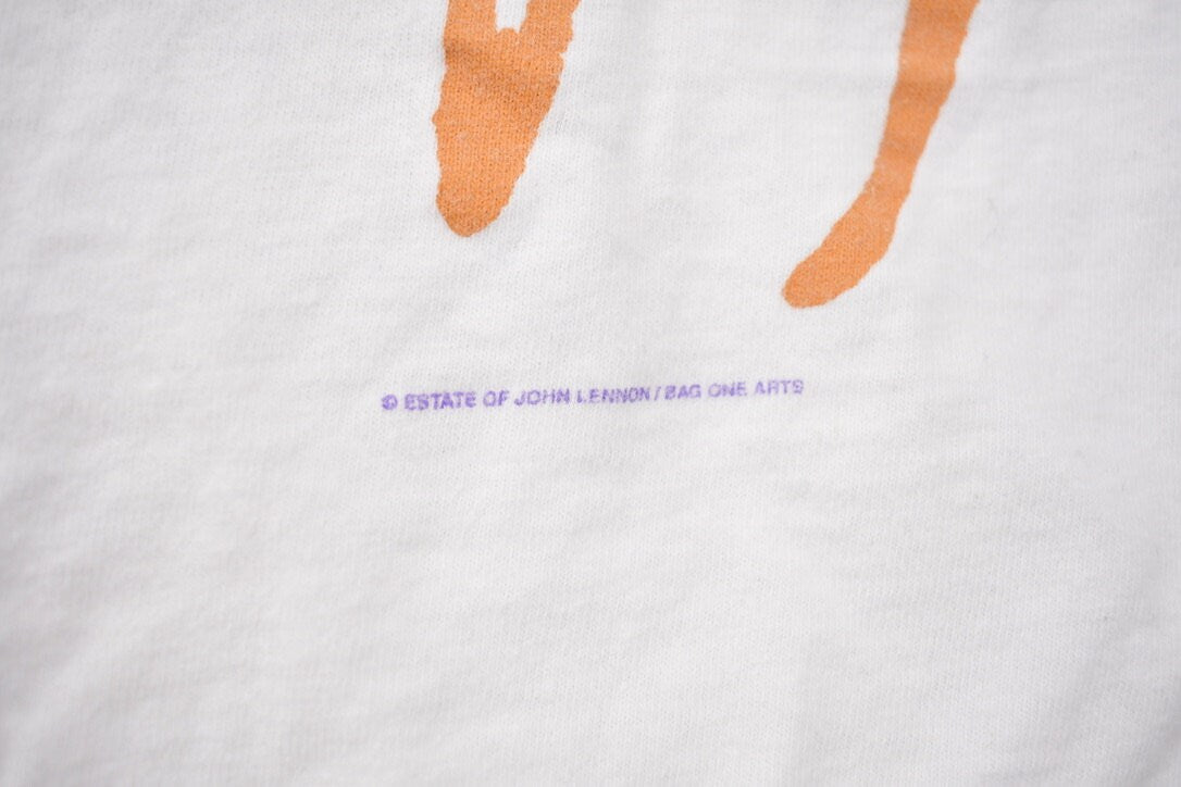 Vintage 1990s John Lennon Yoko Ono Band T-shirt