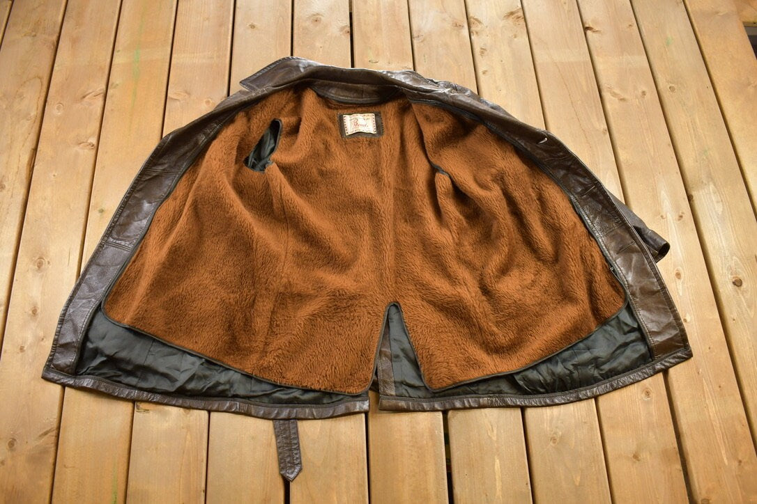 Vintage 1970s Bonds 5th Avenue Leather Jacket