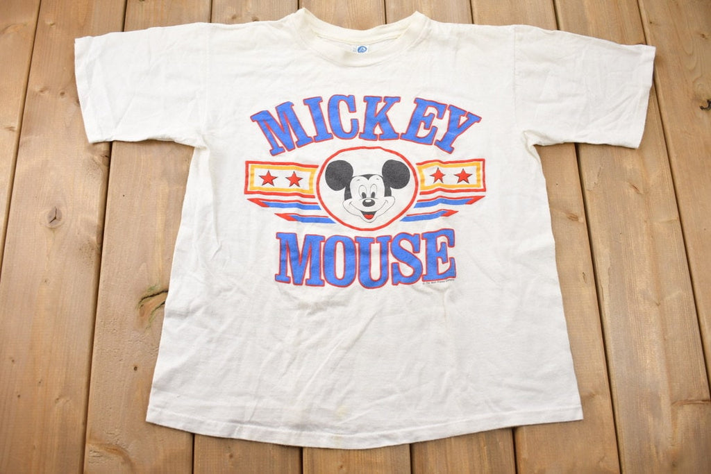 Vintage 1980s Disney Mickey Mouse Artex Graphic T-Shirt