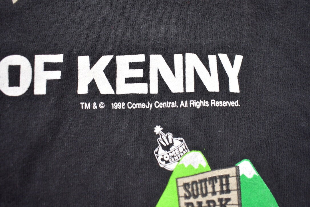 Vintage 1998 The Many Deaths Of Kenny South Park Graphic T-Shirt / Comedy Central / Streetwear / Vintage TV / South Park Shirt