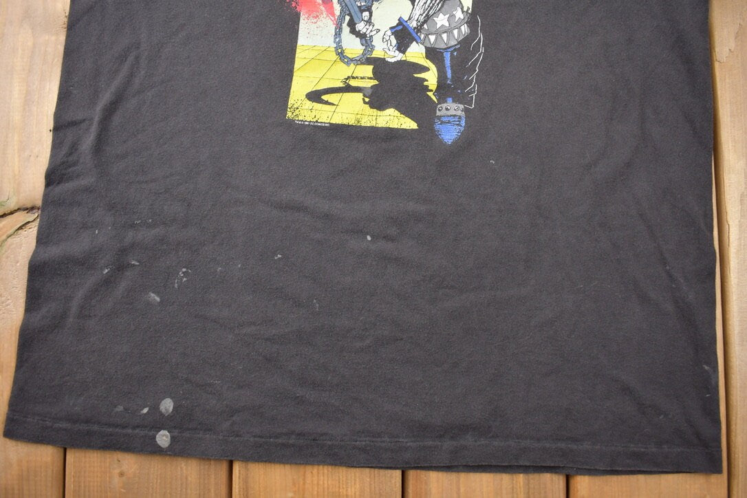 Vintage 1991 Lobo DC Comics Graphitti Promo T-shirt / Made In USA / Single Stitch / Rare Vintage / Vintage T-shirt / DC Comics