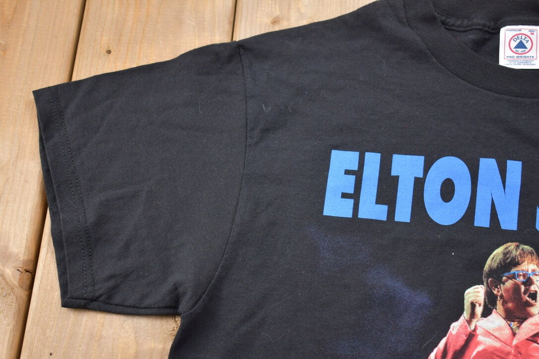 Vintage 1997 Elton John Solo Tour Single Stitch T-Shirt / Vintage Concert Tee / Elton John / 90s / Streetwear / Concert Tee