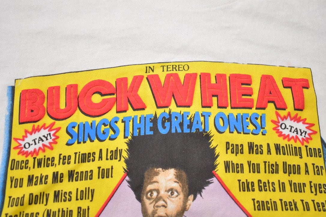 Vintage 1990s Buckwheat Sings the Great Ones The Little Rascals Promo T-shirt / Vintage TV Tee / Made In USA / Single Stitch / Rare Vintage