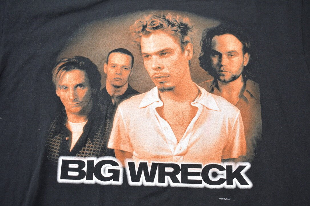 Vintage 1998 Big Wreck In Loving Memory of Band Graphic T-Shirt / Streetwear / Retro Style / Single Stitch / Made In USA / 90s Graphic Tee