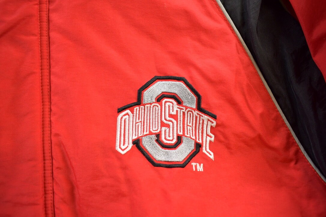 Vintage 1990s Logo Athletic Ohio State Buckeyes Winter Jacket / Outdoorsman / 90s Jacket  / Streetwear / Sportswear / NCAA