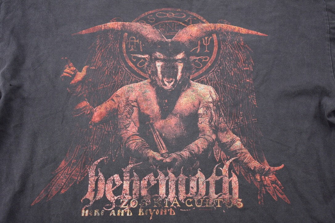 Vintage 2002 Behemoth Here and Beyond Band T-shirt / Band Tee / Music Promo / Premium Vintage / Faded Vintage / Vintage Metal Band Tee