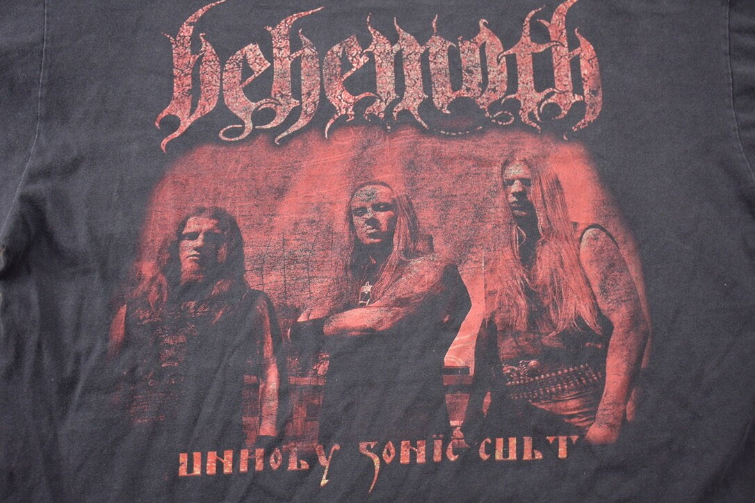 Vintage 2002 Behemoth Here and Beyond Band T-shirt / Band Tee / Music Promo / Premium Vintage / Faded Vintage / Vintage Metal Band Tee