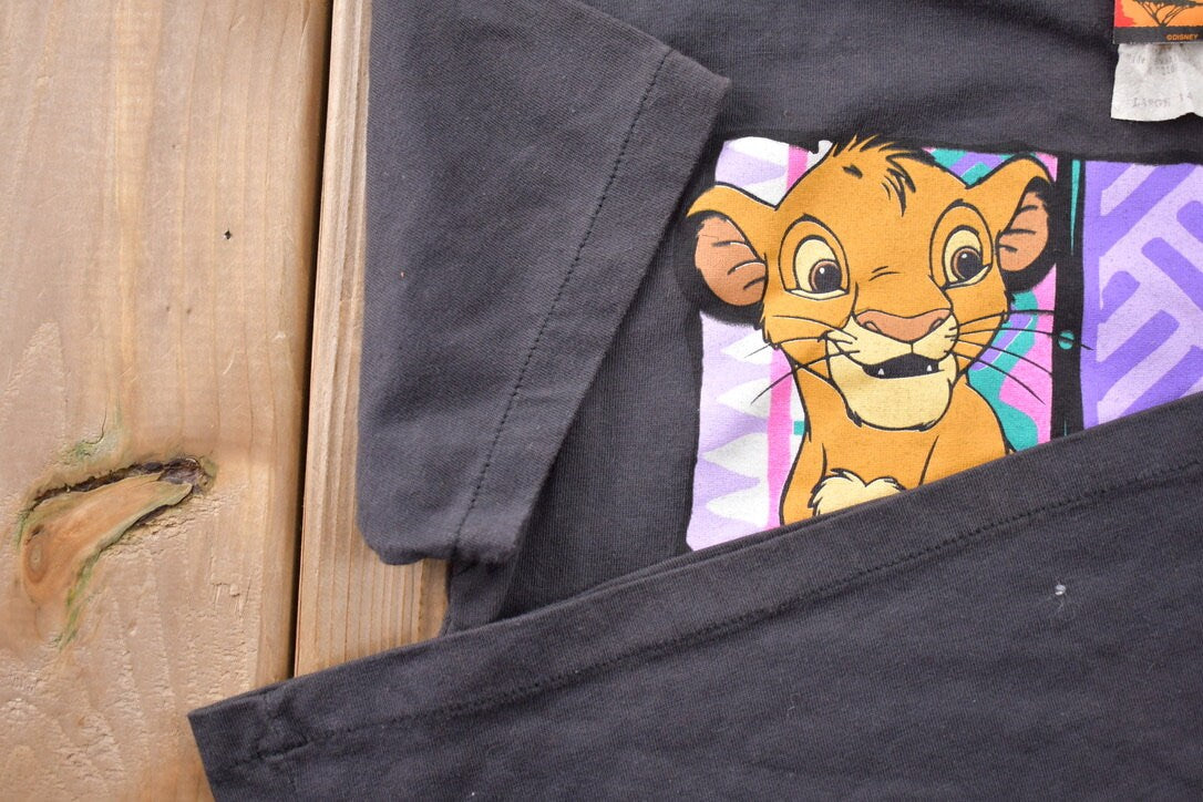 Vintage 1994 The Lion King Disney Movie Promo Kids T-shirt / Disney / 90s Disney / Single Stitch / Rare Vintage / Vintage T-shirt