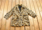 Vintage 1970s Leopard Print Fur Coat