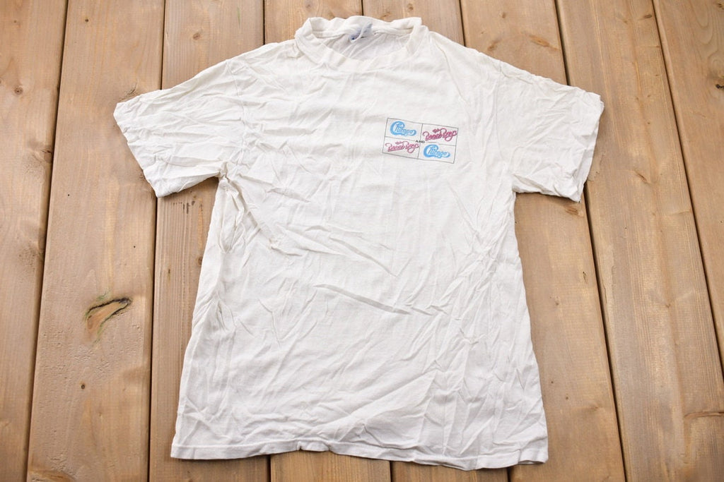 Vintage 1989 Chicago & Beach Boys Together in Concert Tour T-shirt