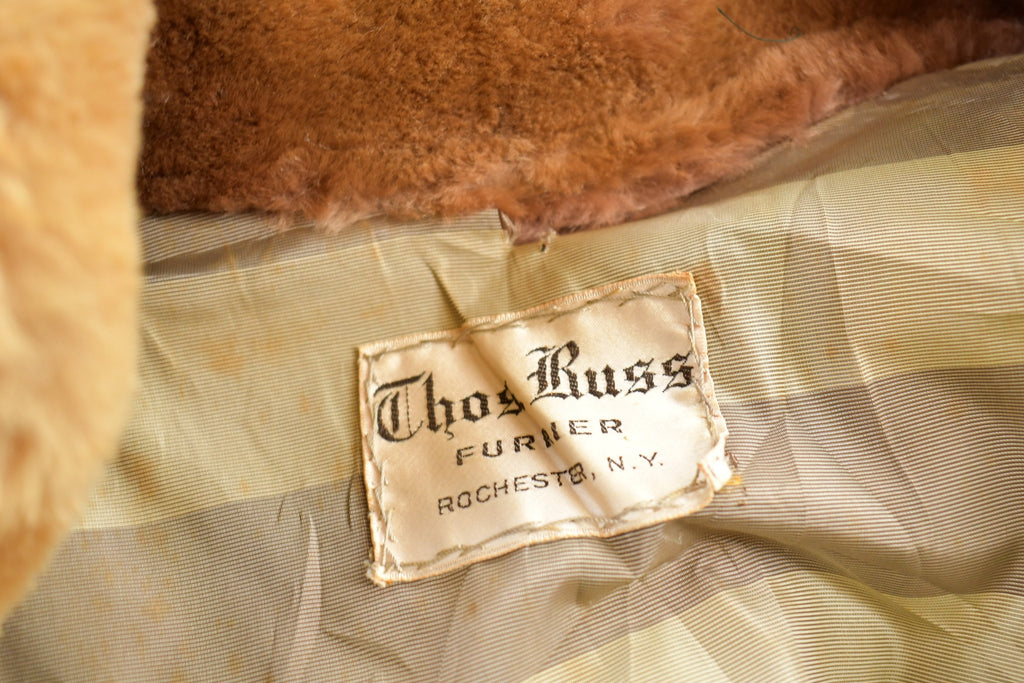 Vintage 1970s Full Length Sheered Mink Fur Coat