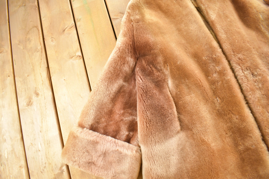 Vintage 1970s Full Length Sheered Mink Fur Coat