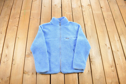 Vintage 1980s Brody Quality Goods Sky Blue Fleece / Full Zip / Vintage Windbreaker / Vintage Fleece / 80s Streetwear / Warm and Cozy