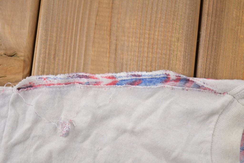 Vintage 1993 Montreal Expos MLB All Over Print Novel Teez Graphic T Shirt 1990s MLB Single Stitch