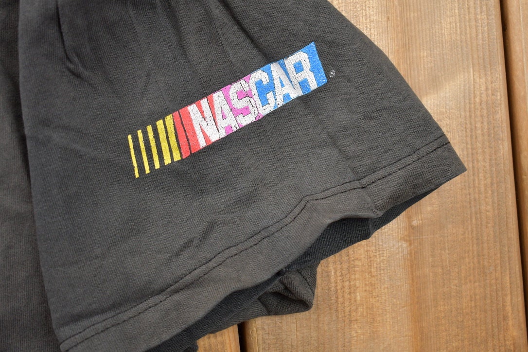 Vintage 1990s Dale Earnhardt NASCAR Signature T-Shirt / Faded Vintage / NASCAR Racing / The Man / 90s Streetwear / Athleisure / Sportswear