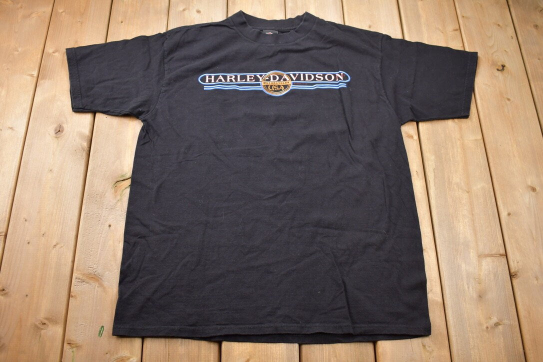 Vintage 1999 Harley Davidson Motorcycles USA Nothern Utah Ogden T-Shirt / Made In USA / Biker Tee / Souvenir T Shirt