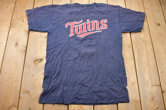 Vintage 2000s Minnesota Twins Joe Mauer 7 MLB Graphic T-Shirt  / MLB Baseball / 2000s Streetwear / Sportswear