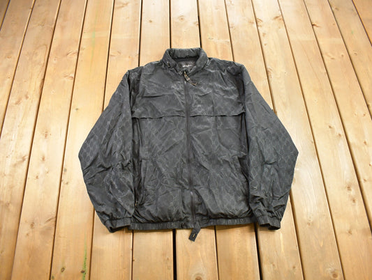 Vintage 1990s Sean John Windbreaker Rain Jacket  / Light Jacket / Streetwear / Fall Outerwear / Fall Jacket / Abstract Pattern / 90s Sean