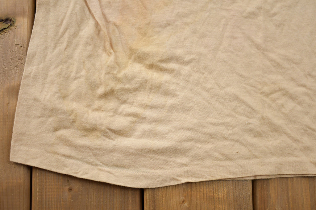 Vintage 1980s Brooklyns Finest Flock Print T-Shirt