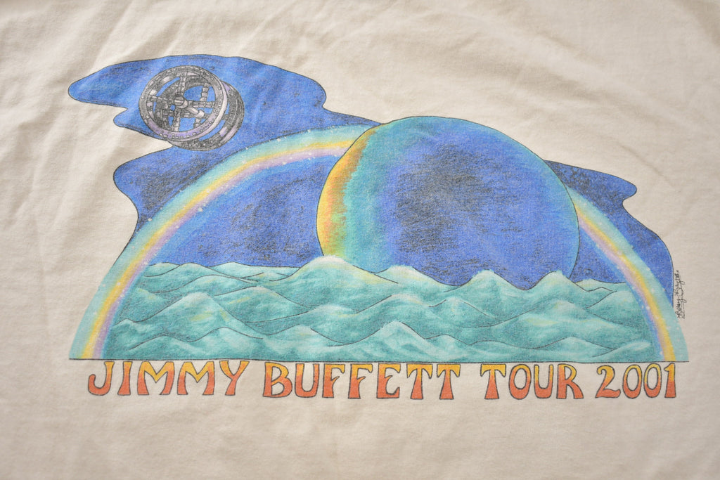 Vintage 2001 A Beach Odyssey Jimmy Buffet Tour T Shirt
