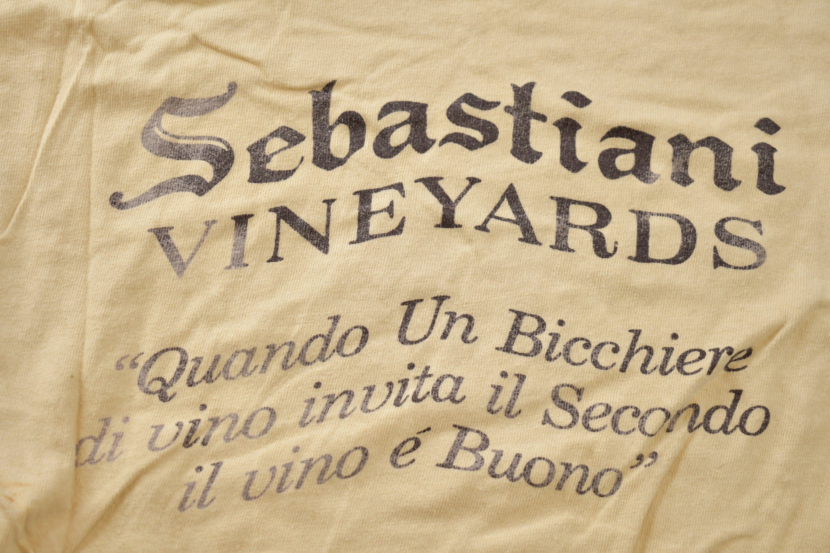 Vintage 1980s Italian American Association Louisville Graphic T-Shirt
