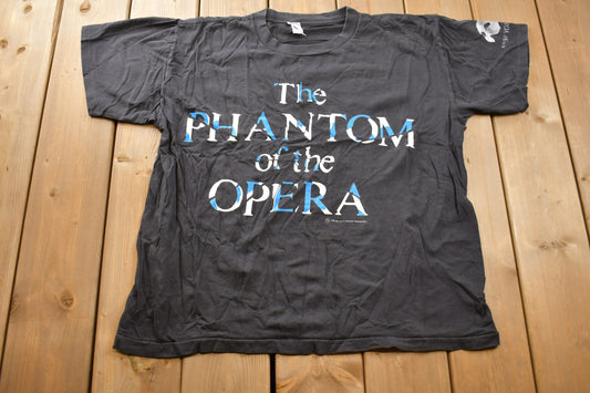 Vintage 1986 The Phantom Of The Opera New York Graphic T-Shirt / Graphic / 80s / Streetwear / Retro Style / Single Stitch / Made In USA