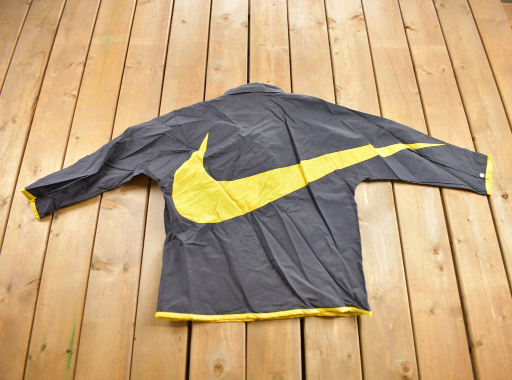 Vintage 1990s Nike Big Swoosh Pullover Windbreaker
