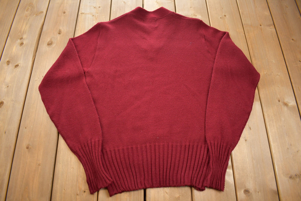 Vintage 1970s Lakers Football Knitted V-Neck Sweater