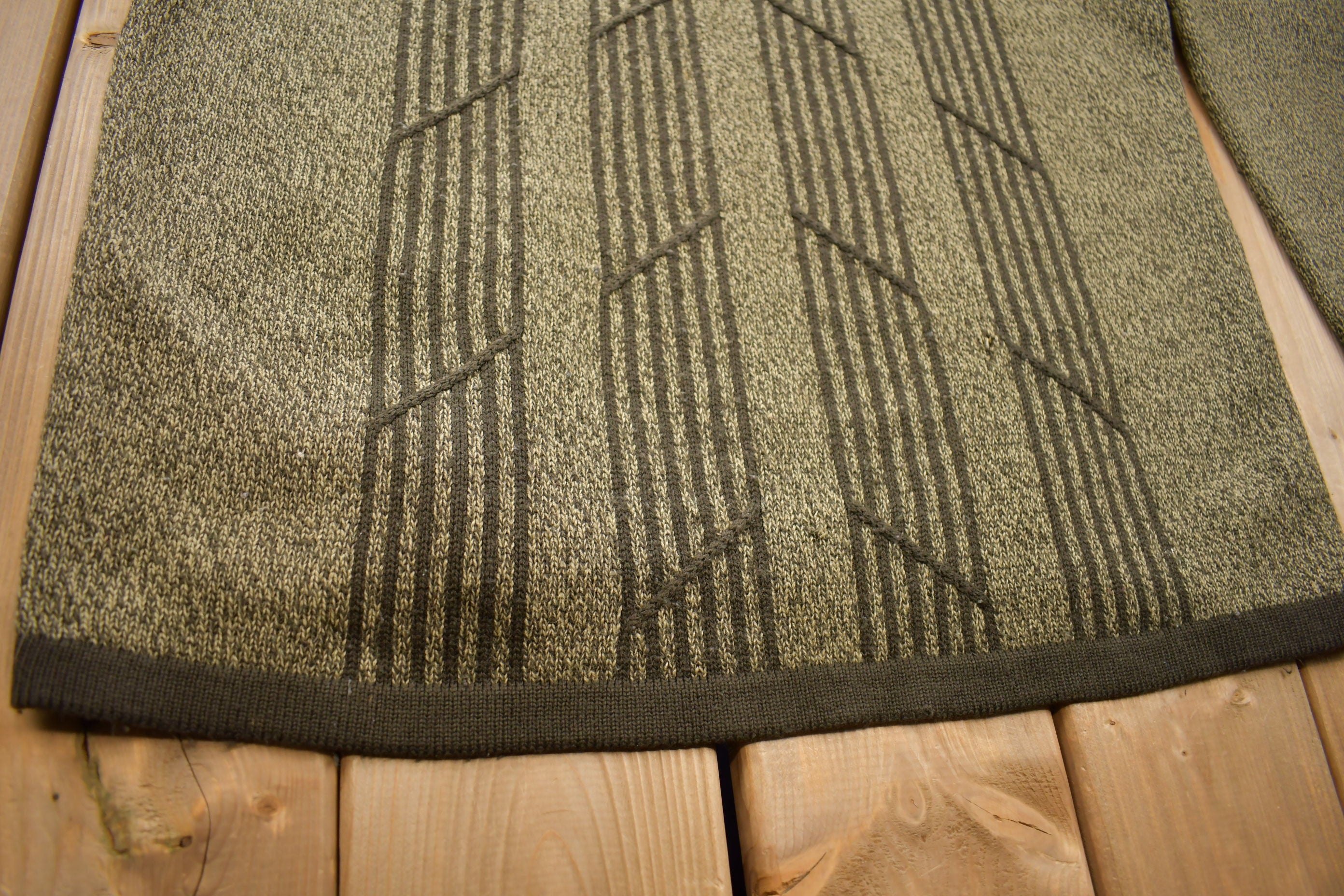 Vintage 1990s Avirex Logo Knit Sweater