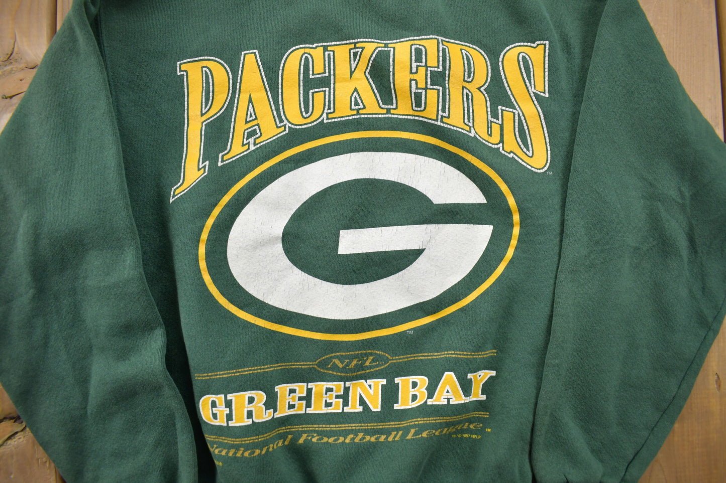 Vintage 1990s NFL Green Bay Packers Crewneck Sweatshirt / Made In USA / Lee Sport / Football / Sportswear / Americana / Kids