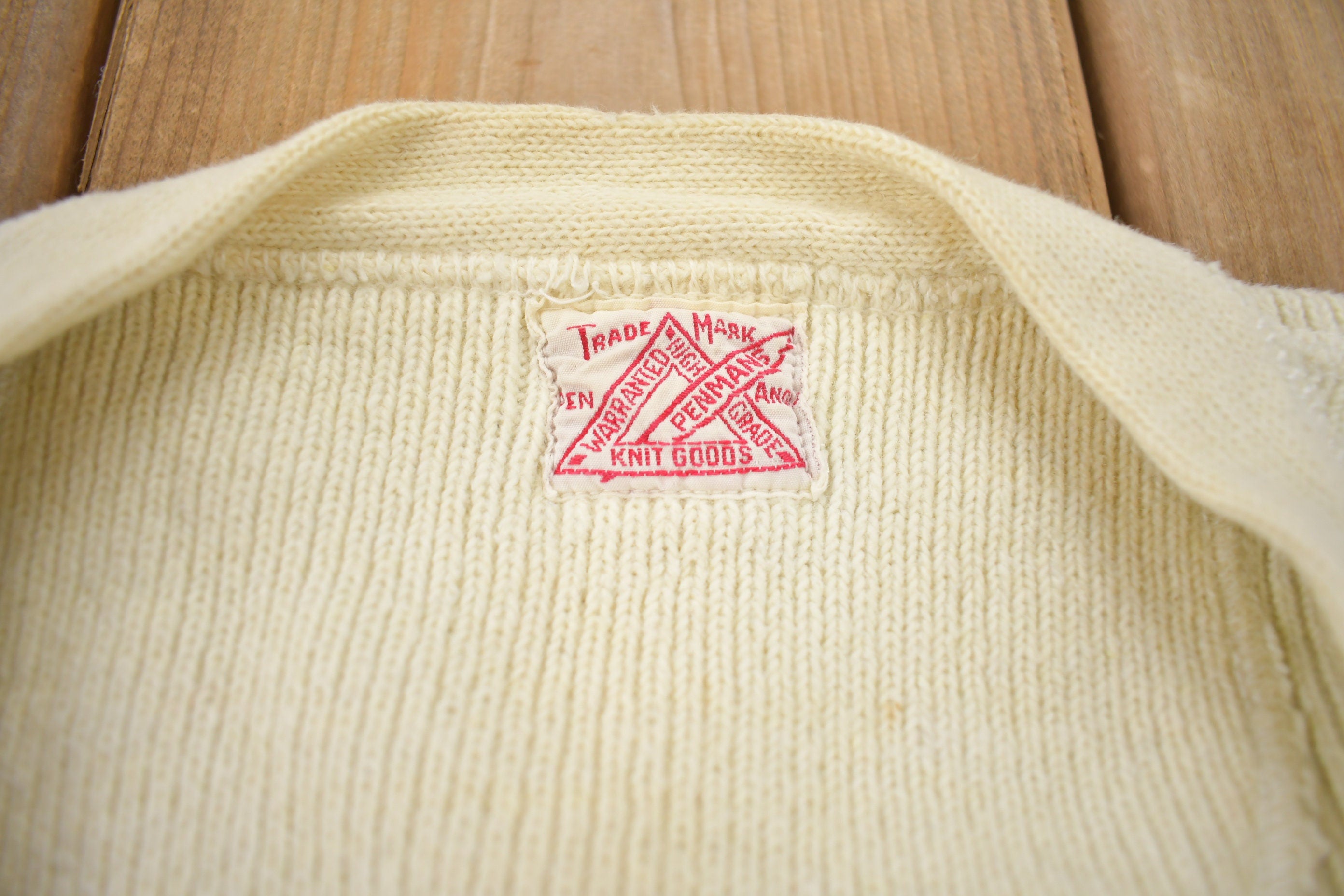 Vintage 1940s WWII Era Penmans Thermal Undershirt