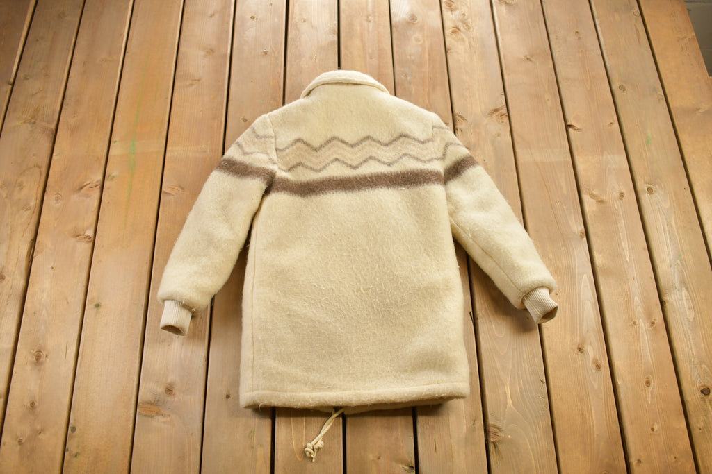 Vintage 1970s Dynomite Sheep Wool Coat