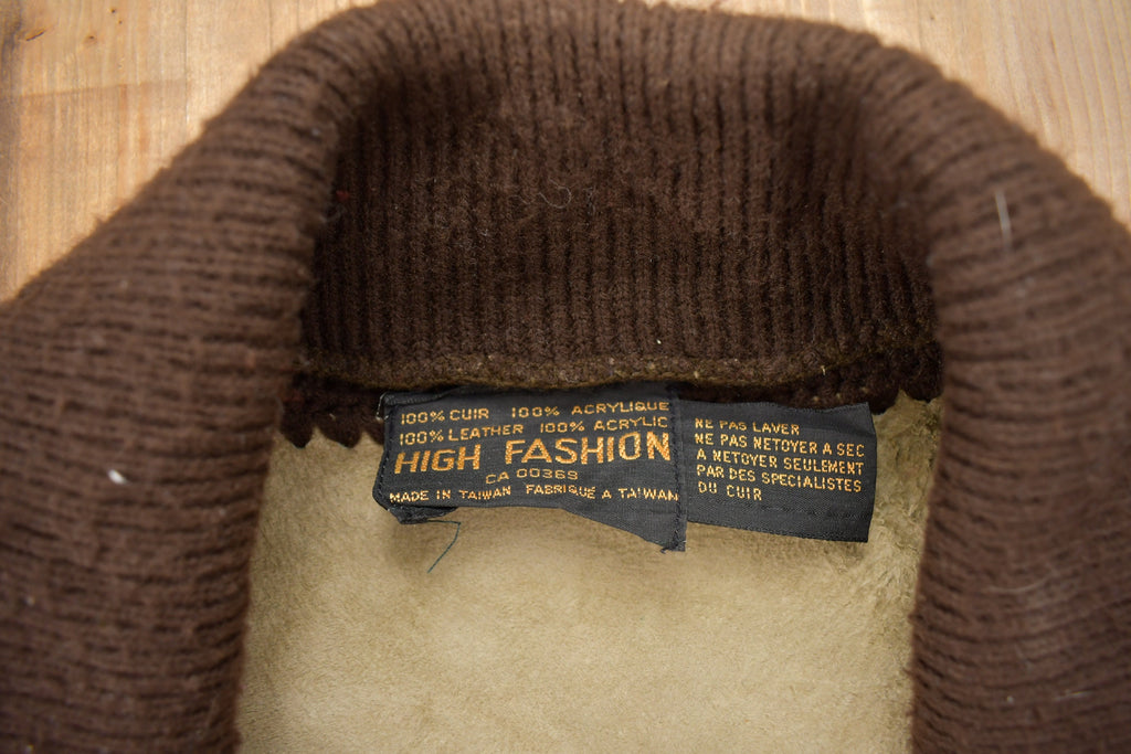 Vintage 1970's High fashion Suede Knit Coat