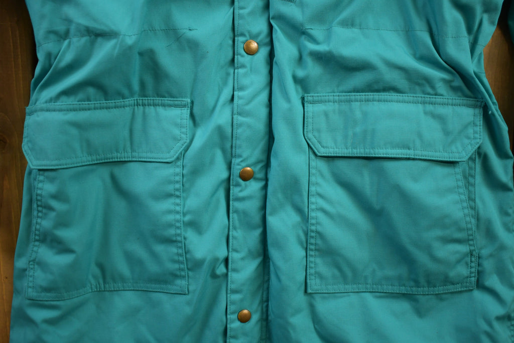 Vintage 1980s Woolrich Puffer Plaid Ski Jacket