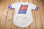 Vintage 1990s Phoenix Suns NBA Graphic Button Up T-Shirt