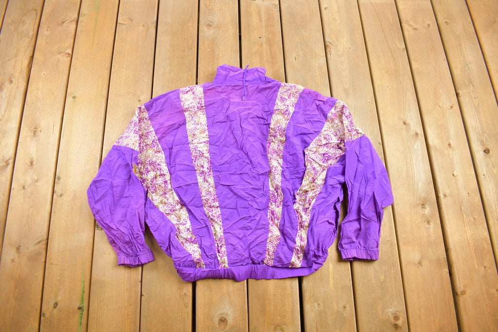 Vintage 1990s K-Swiss Satin Bomber Jacket
